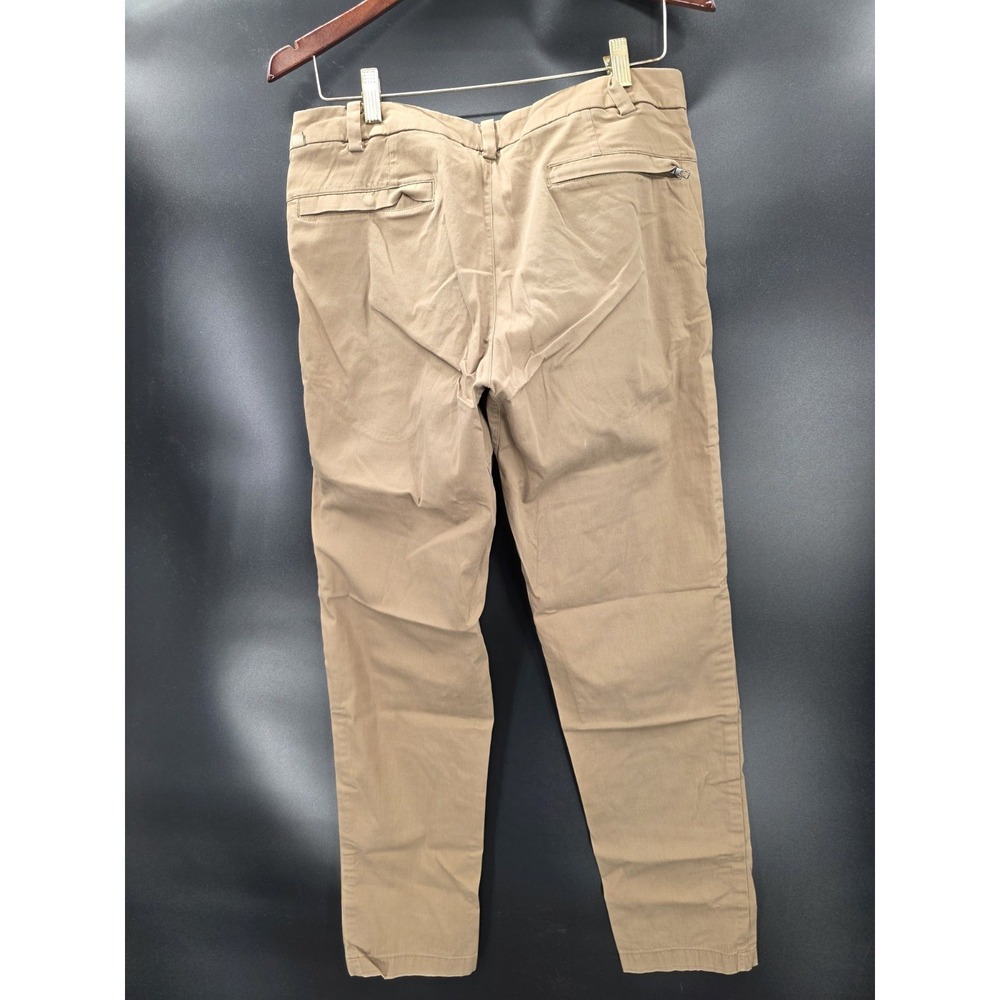 X2 Lululemon ABC Slim & Commission Classic Pants Men's Sz 32 Olive Green/ Khaki - Picture 11 of 16